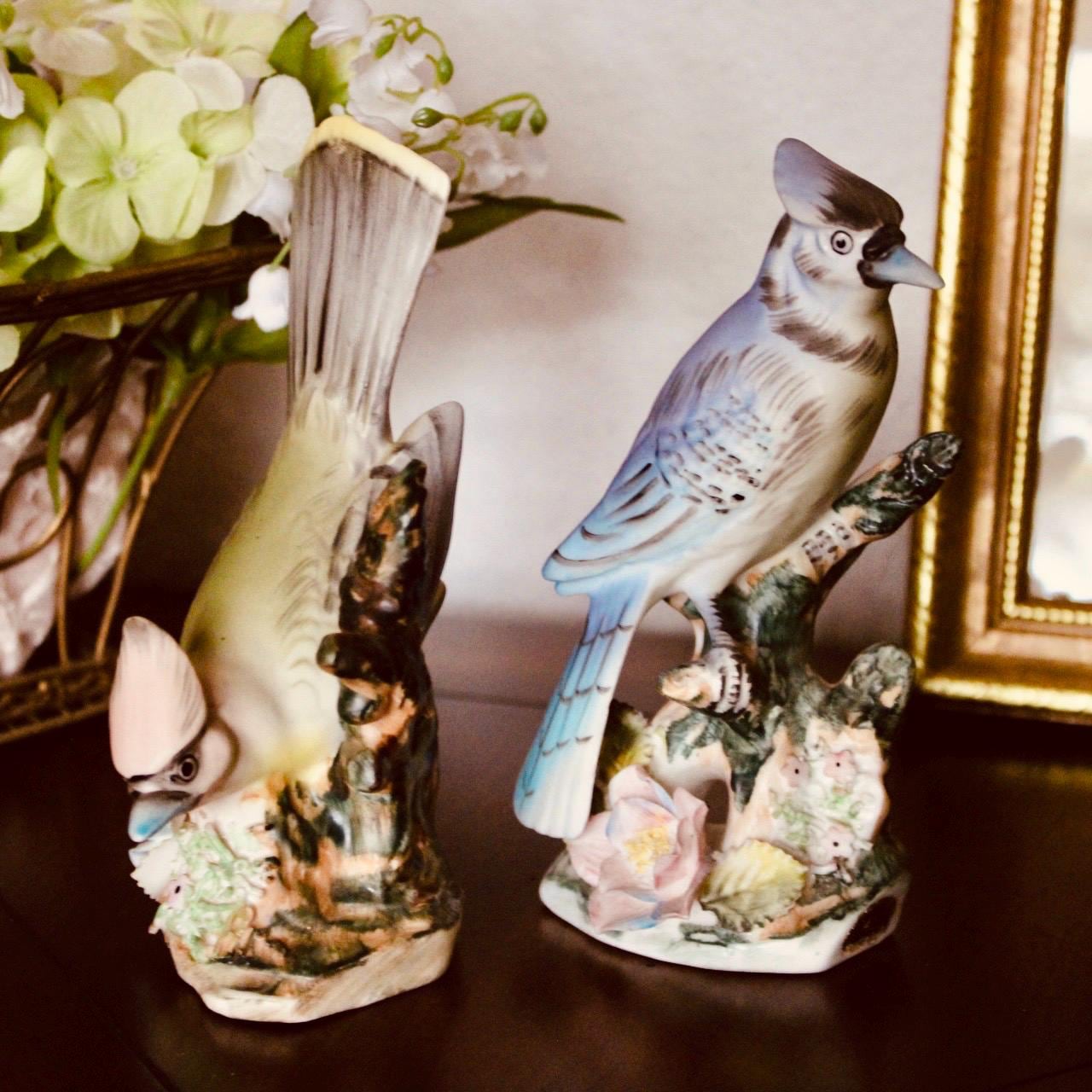 Vintage Norcrest Bird Figurines - Etsy