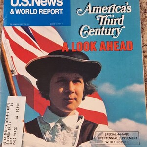 1976 U.S. News & World Report Magazine, Bicentennial Issue, vintage magazine
