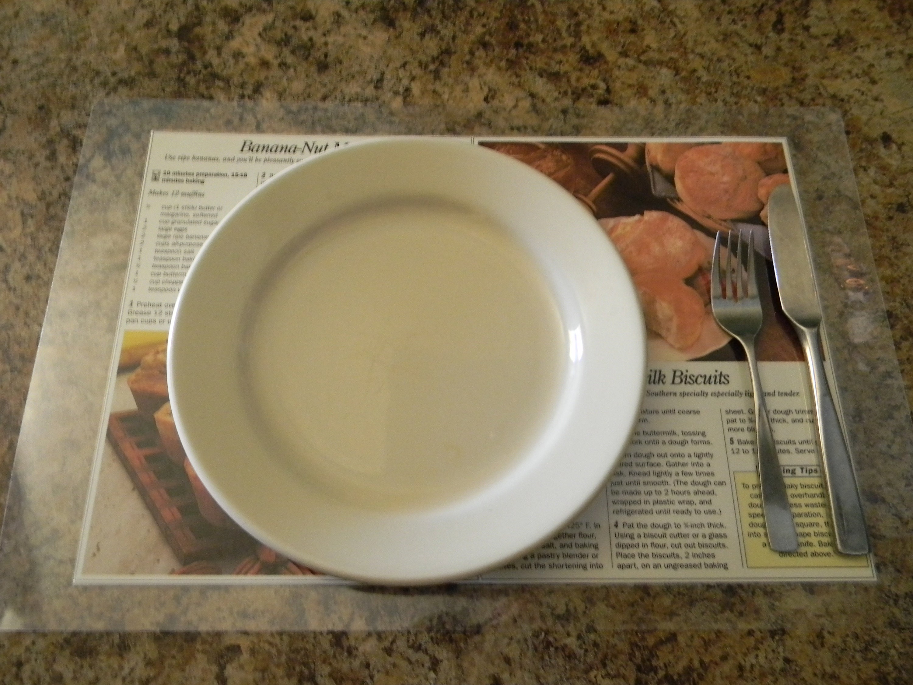 Recipe Placemat Laminate Placemats Dining Placemat Table Etsy