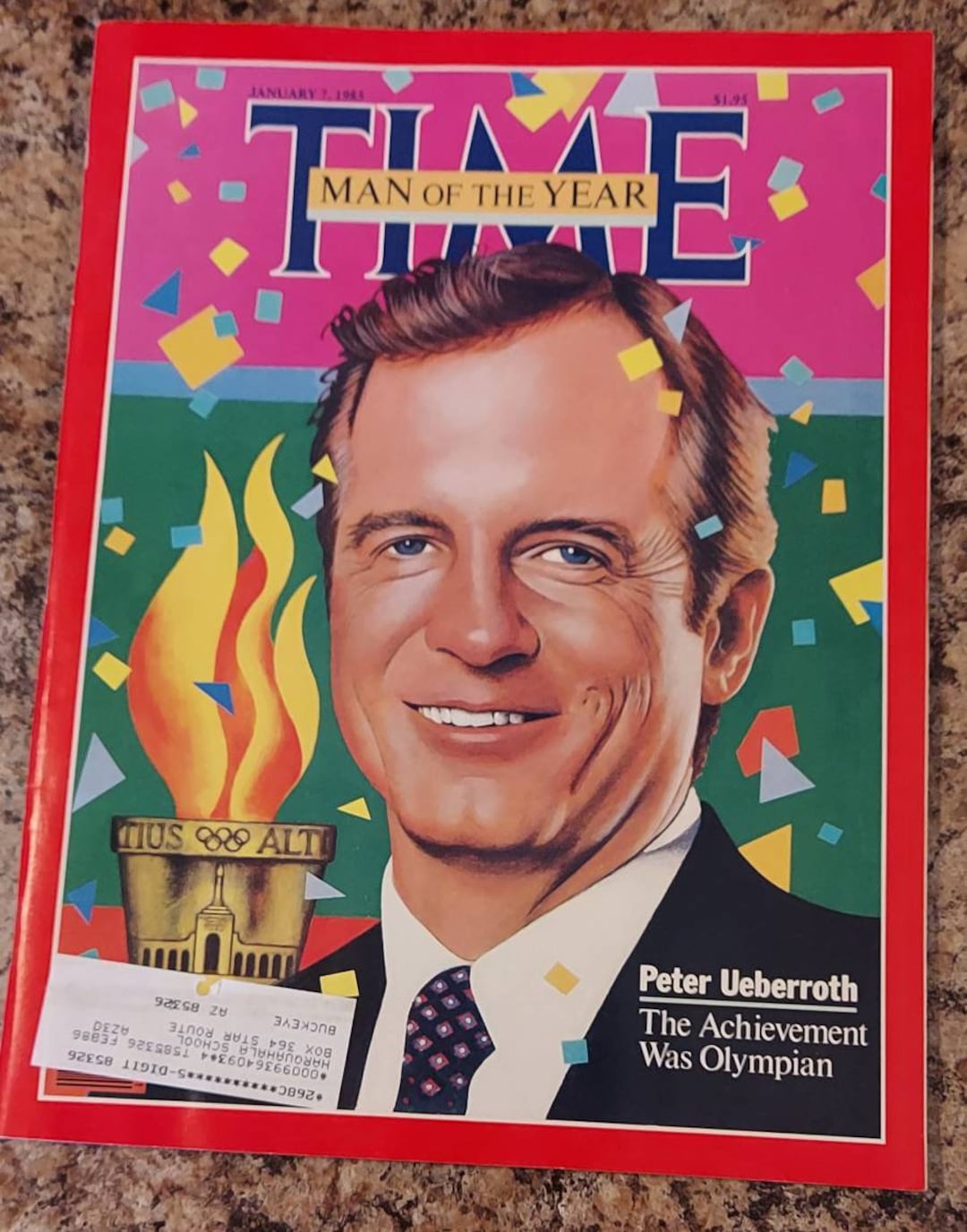 1985 Time Magazine Vintage Time Magazine January 7 1985 Etsy