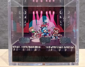 Scott Pilgrim Diorama Cube - CUSTOMIZABLE TEMPLATE