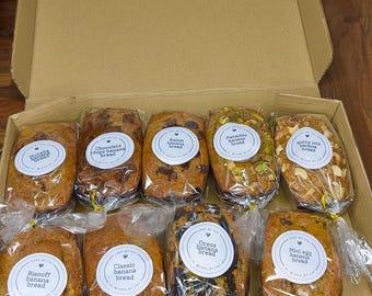 Banana Bread Variety Box – 9 Mini Loaves