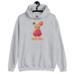 Sylvanian Families Hoodie, Calico Critters Sweatshirt, Kawaii Bunny Hoodie, Cute Cottagecore Hoodie, Soft Girl Aesthetic Gift