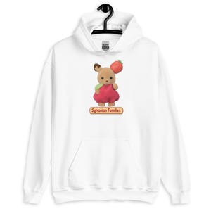 Sylvanian Families Hoodie, Calico Critters Sweatshirt, Kawaii Bunny Hoodie, Cute Cottagecore Hoodie, Soft Girl Aesthetic Gift