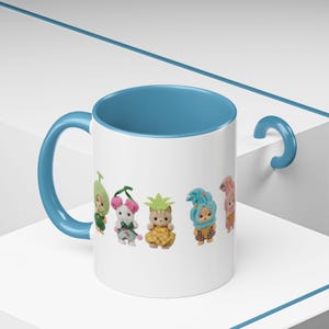 Calico Critters Sylvanian Families Ceramic Mug, Pastel Food Dress Up Characters imagem 7
