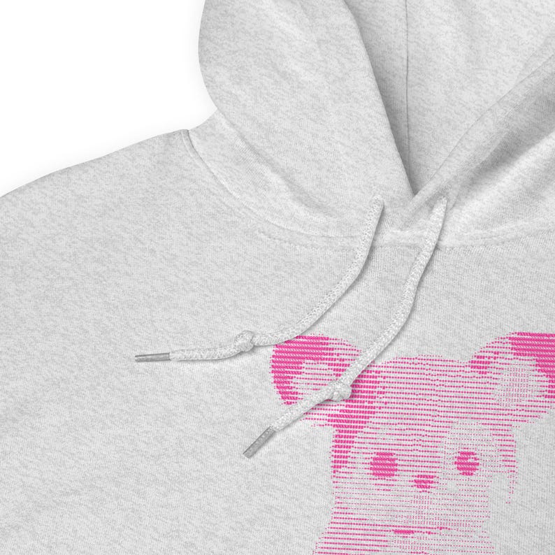 Woodland Deer Hoodie, ASCII Style Graphic Sweatshirt, Cute Cottagecore Hoodie, Kawaii Forest Animal Hoodie, Soft Girl Gift