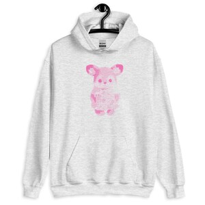 Woodland Deer Hoodie, ASCII Style Graphic Sweatshirt, Cute Cottagecore Hoodie, Kawaii Forest Animal Hoodie, Soft Girl Gift