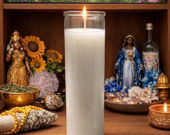 Candela bianca spirituale da 7 giorni, vea blanca