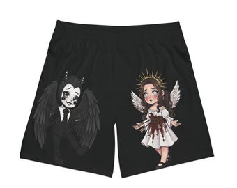 Angel x Night Terror Beach Shorts