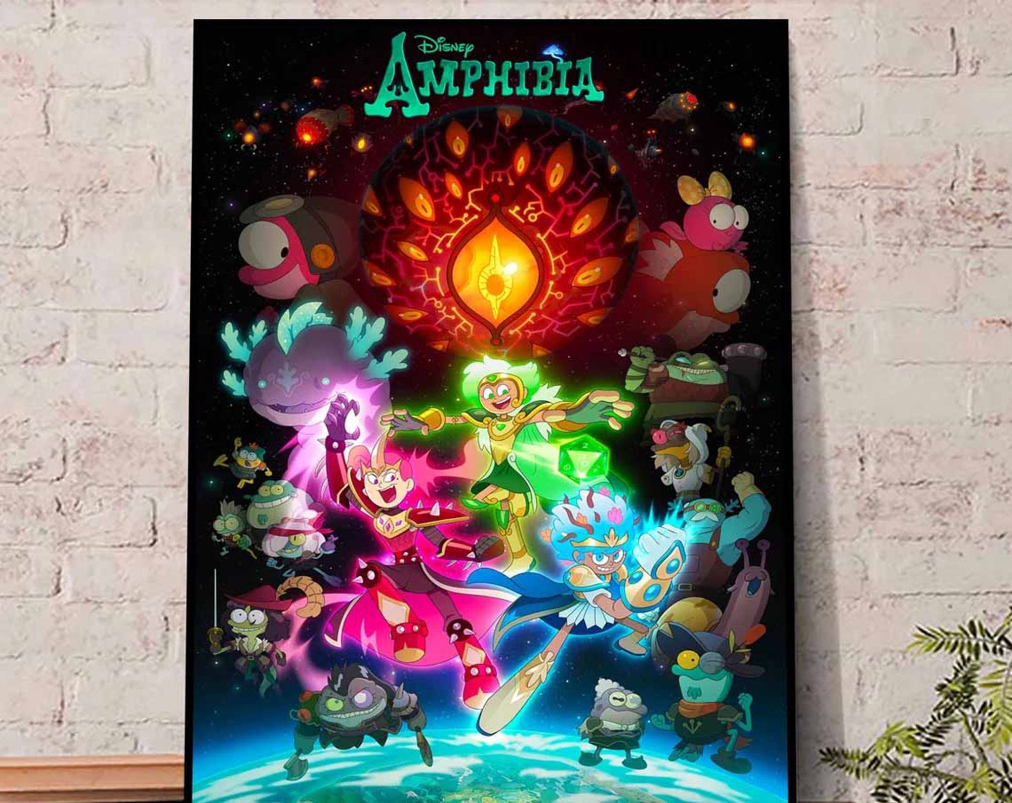 Amphibia Poster, Cartoon Season 3 Poster, Amphibia Final Poster, Disney Cartoon Poster