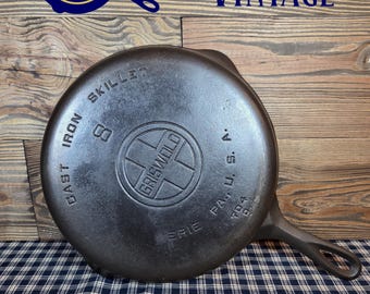 Griswold Large Logo #8 Skillet Restored