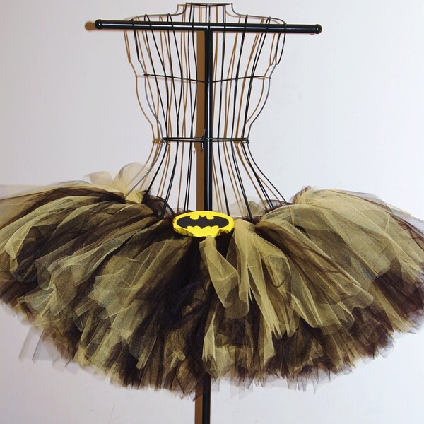 Adult Batman Like Black and Yellow Tutu