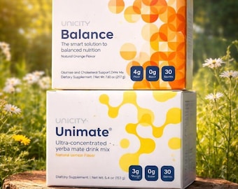 unicity unimate +balance wellness combo | Yerba Mate Energy Drink & Balance Metabolic Support