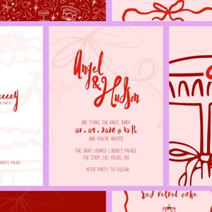 The Angel Suite | Trendy & Playful Wedding Suite | Digital Product (Printable)