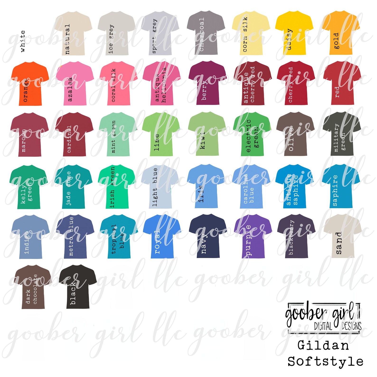 tshirt by color