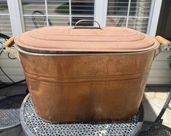 Vintage Copper Wash Boiler 1800’s/ early 1900’s