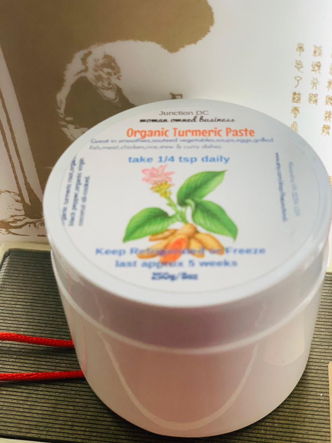 Made FRESH Organic Turmeric Golden Paste for Humans & Pets Etsy