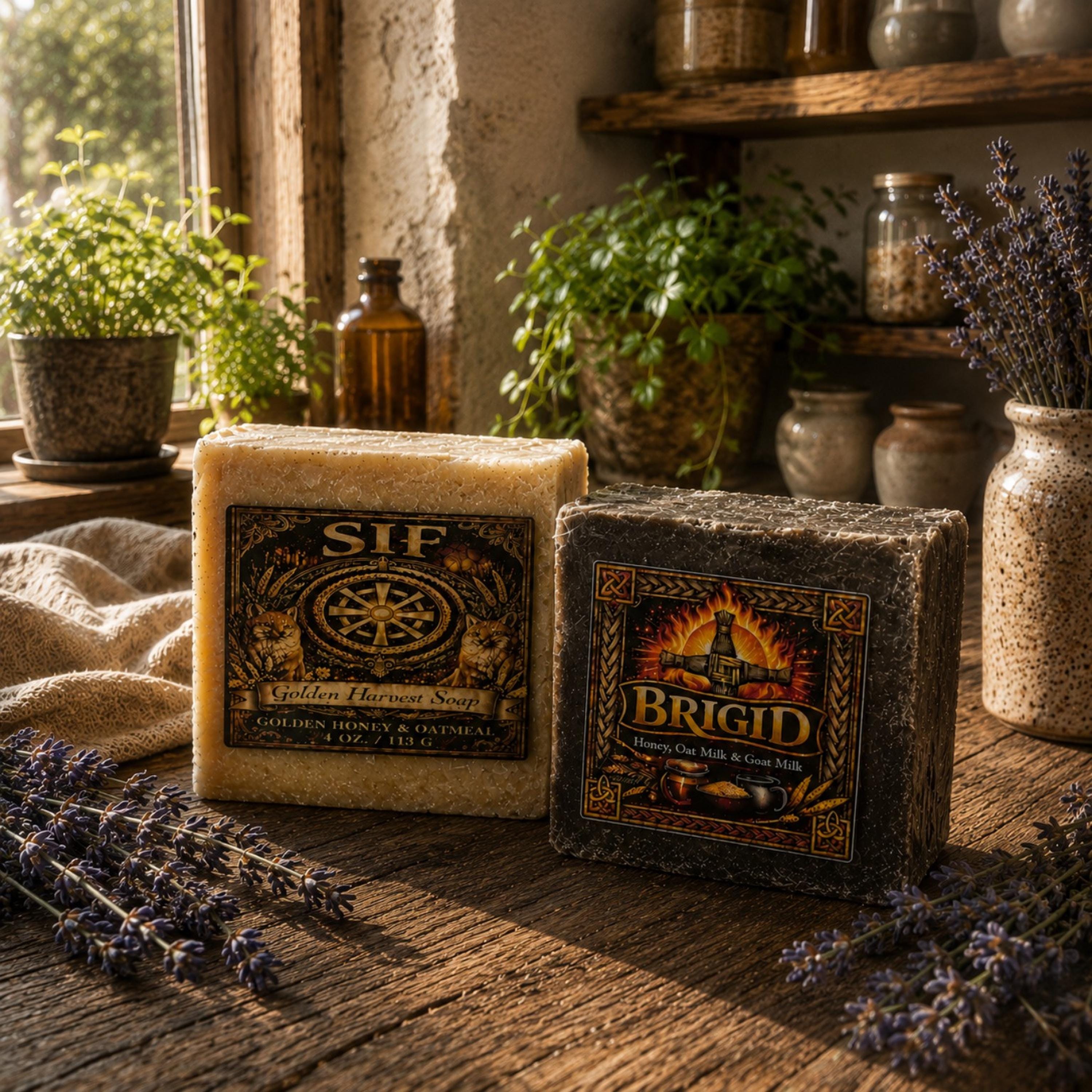 Pagan Ritual Soap Collection, Divine Feminine, Goddess Inspired Goat Milk Soap, Witchy Self Care Gift, Choose Your Goddess