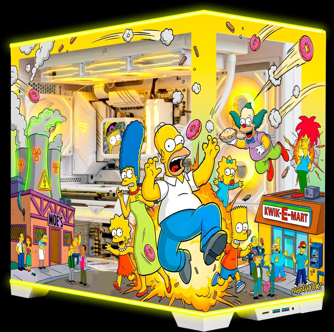 NANAYOKI personalizzato con stampa UV - Edizione Simpsons PC - Etsy Italia