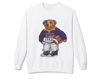 Alcorn State Bear Mascot Football Gear- HBCU Polo Bear sweatshirt