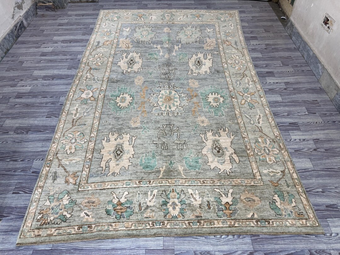Gary Neutral Rug Large Rug 7x11 Geometric Afghan Neutral Rug 6