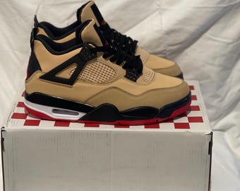 Custom Air Jordan 4 Retro Pizza (GS) US Size 48 Männer