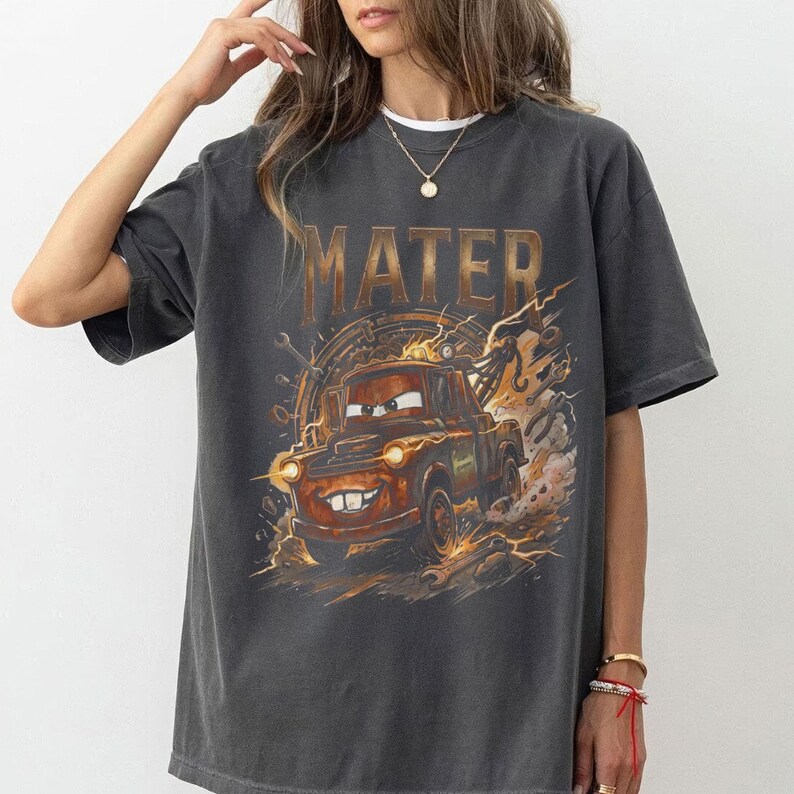 Vintage Tow Mater Shirt, Retro Cartoon Disney Cars Tee, Disney Pixar Movie Shirt, Disney Family Trip, Disneyland Shirt, Disney World