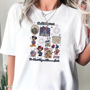 Vintage Mickey Disneyworld 4Th Of July  Shirt, Retro Mickey And Friends Usa Shirts, Walt Disneyworld Tee, Disney Trip, Disney Vacation