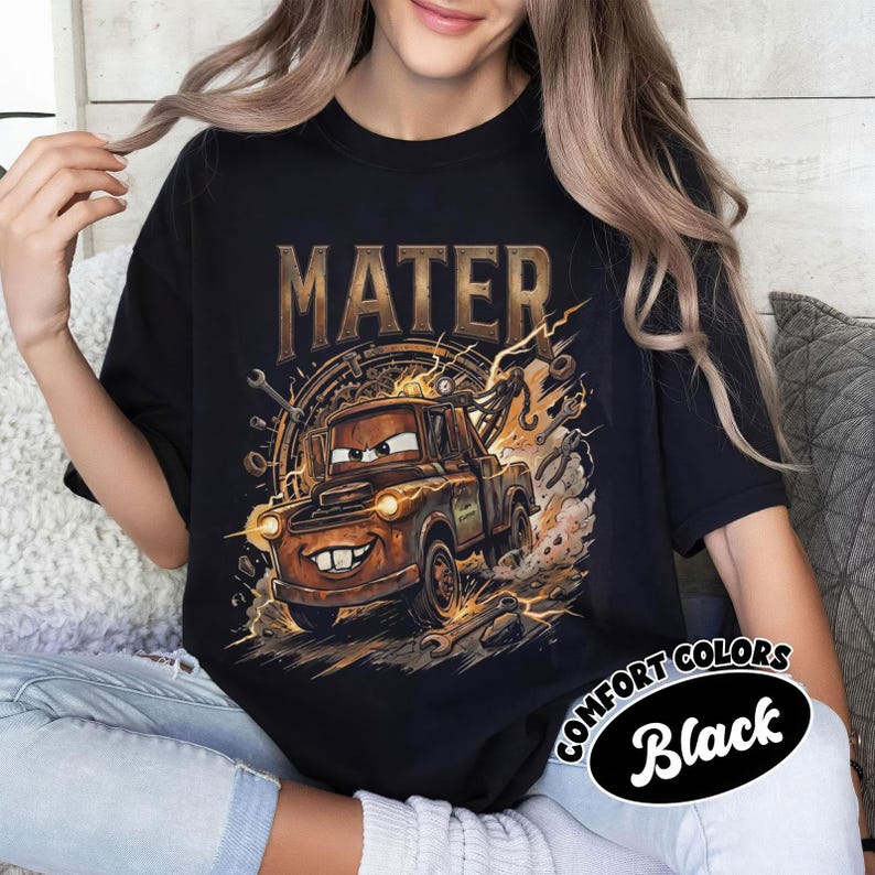 Vintage Tow Mater Shirt, Retro Cartoon Disney Cars Tee, Disney Pixar Movie Shirt, Disney Family Trip, Disneyland Shirt, Disney World