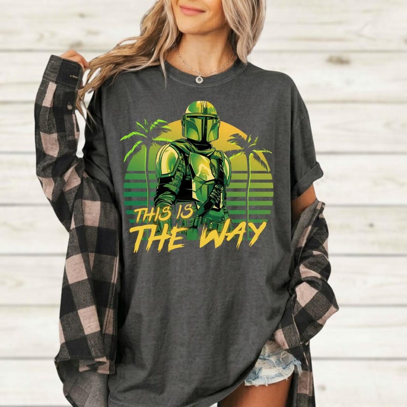 This Is The Way Comfort Colors Shirt, Star Wars Mandalorian Tee Shirt, Disney Family Trip Women Tee, Star Wars Fan Shirt, Gift For Her