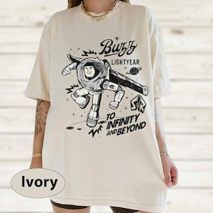Retro Buzz Lightyear To Infinity And Beyond Shirt, Toy Story Pixar Disney Tee, Space Ranger Top, Disneyland Family Trip Shirt Gifts