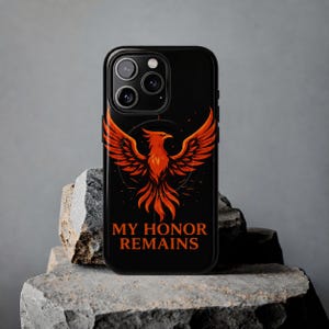 Red Rising Phone Case | My Honor Remains, Cassius Bellona | Tough Magnetic Case