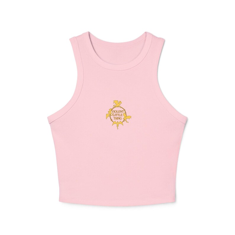 Fourth Wing Tank, Violent Little Thing Shirt, Romantasy Crop Top, Dragon Rider Apparel, Empyrean Series Clothing, BookTok Fashion image 18