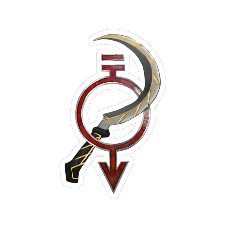 Red Rising Lightbringer Star Shell Red Rising Kiss-cut Sticker | Fantasy Symbol, Darrow, Sevro, Holwers ...