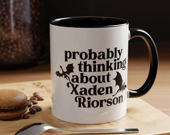 Fourth Wing Mug, Xaden Riorson Mug, Romantasy Coffee Mug, Empyrean Series Cup, Dragon Rider Mug, Fantasy Booktok Gift, Fourth Wing Merch