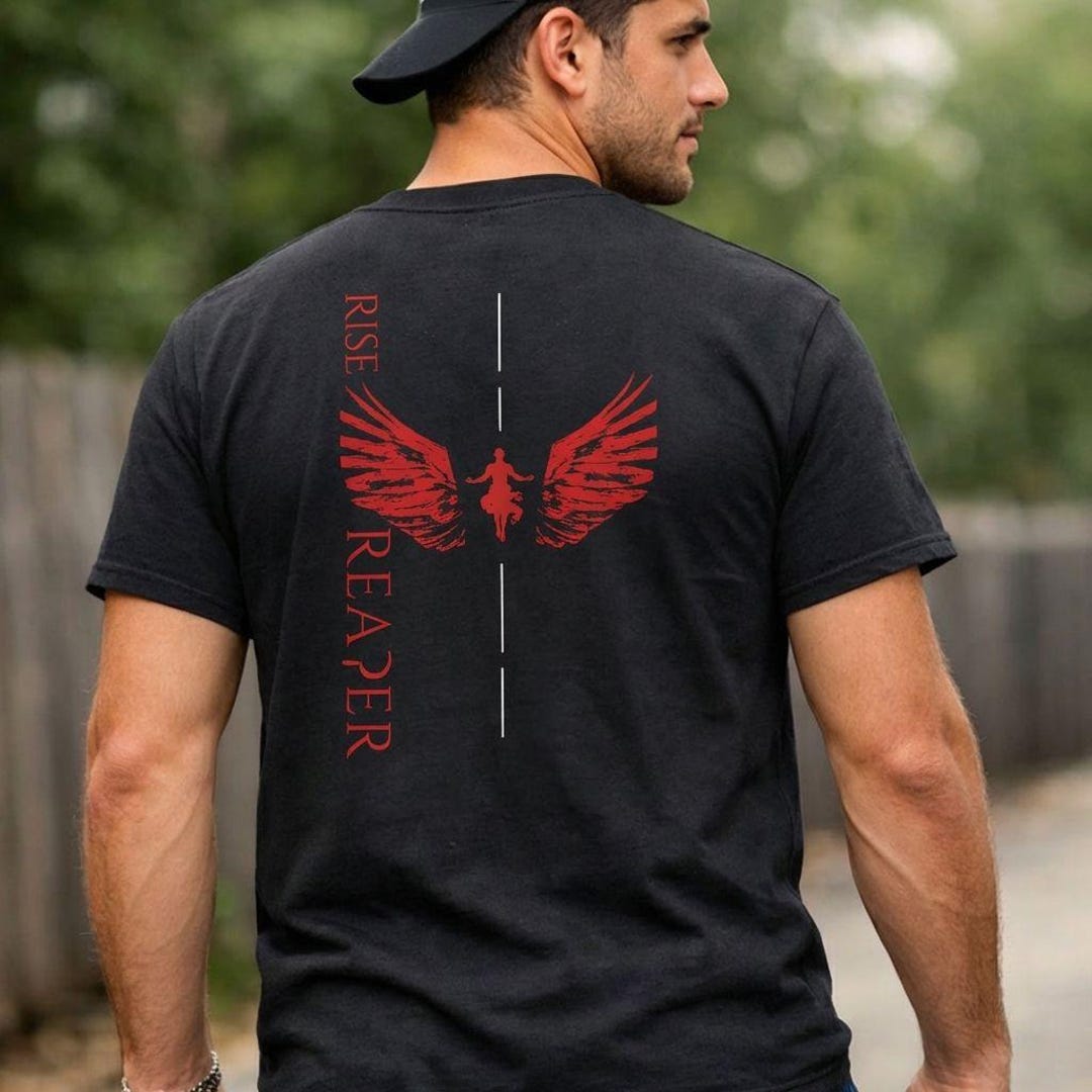 Red Rising Reaper Tee | Graphic T-shirt - Etsy