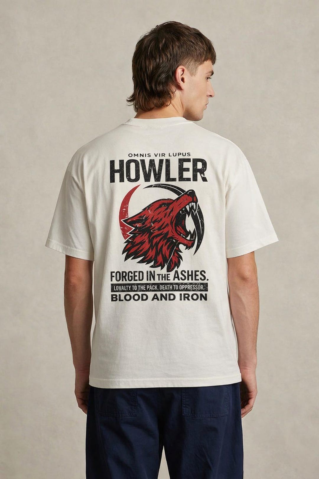Red Rising Howlers Merch Red Rising Howler Shirt | Omnis Vir Lupus Tee, Blood and Iron, Hail ...