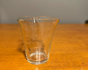 Vintage Federal Glass Company 3 Spout Measuring Cup