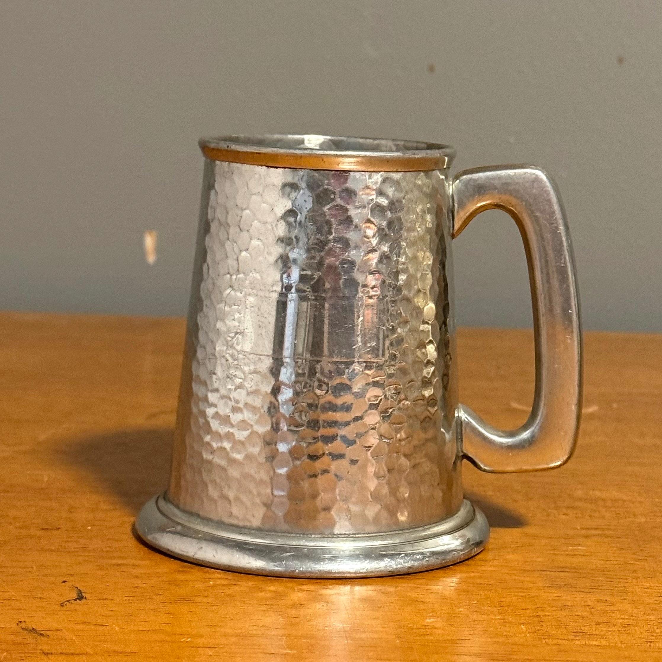 Antique English Pewter Tankard - Etsy