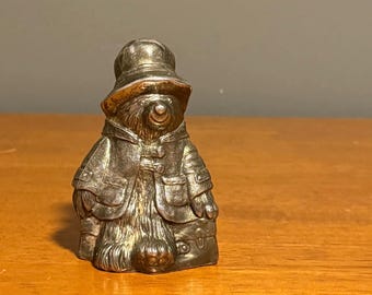 Cofrinho vintage do Urso Paddington, fabricado no Japão pela Raimond, década de 1970.