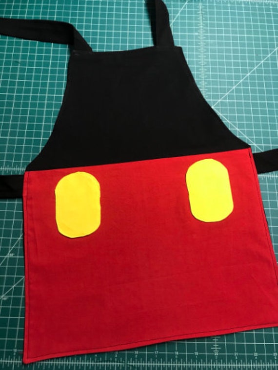 mickey mouse apron and hat