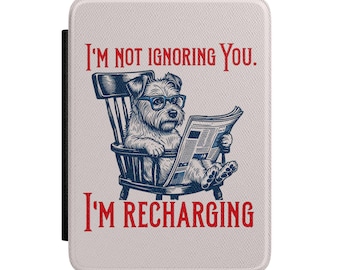No te estoy ignorando. Me estoy recargando. Funda protectora para Kindle para amantes de los libros.