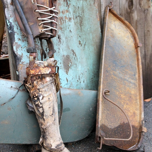 Antique female prosthetic leg.