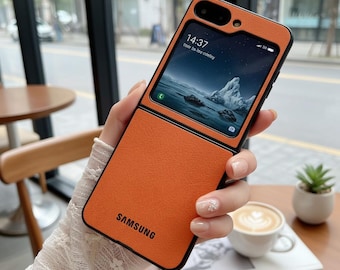 Luxus Wildleder Galaxy Z Flip Hülle, Matte Business Phone Cover, stoßfest Slim Schutz