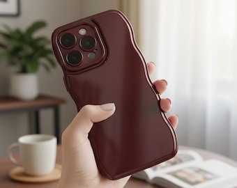 Stoßfeste Wave iPhone Hülle - Flüssigsilikon Schlanke Schutzhülle