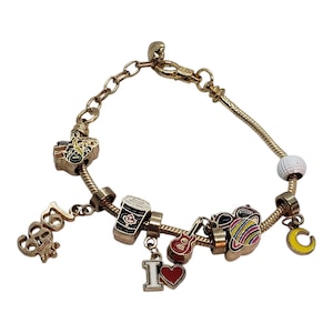 Taylor Swift 1989 Charm Bracelet Loaded Swifties Era Tour Charm Beads Gift image 1