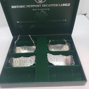 Stieff Newport Decanter Labels - Etsy