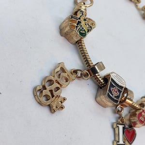 Taylor Swift 1989 Charm Bracelet Loaded Swifties Era Tour Charm Beads Gift image 2