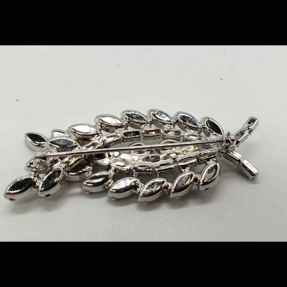 Vintage Juliana D&E Brooch Clear Rhinestone Twist… - image 5