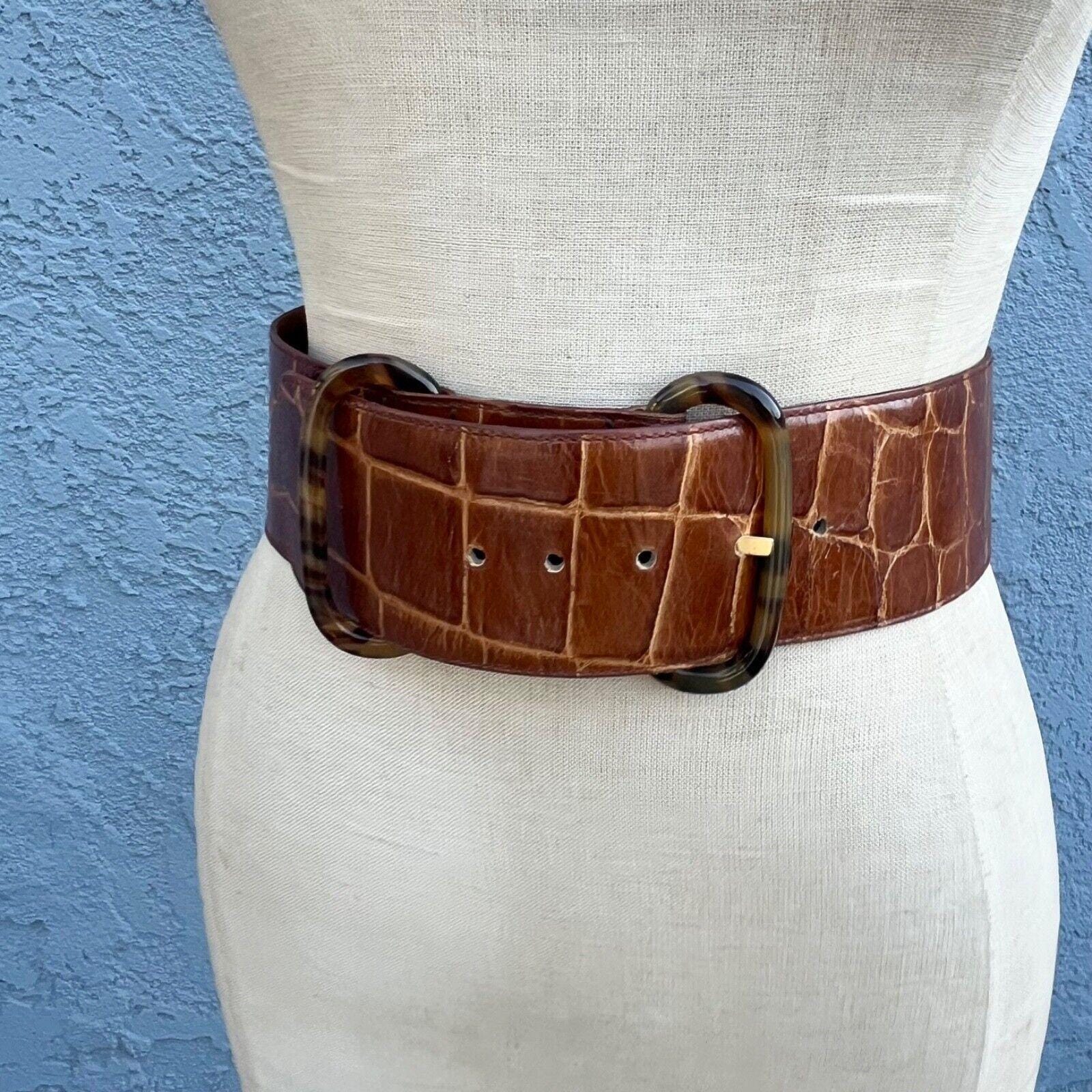 Bally snakeskin belt sale
